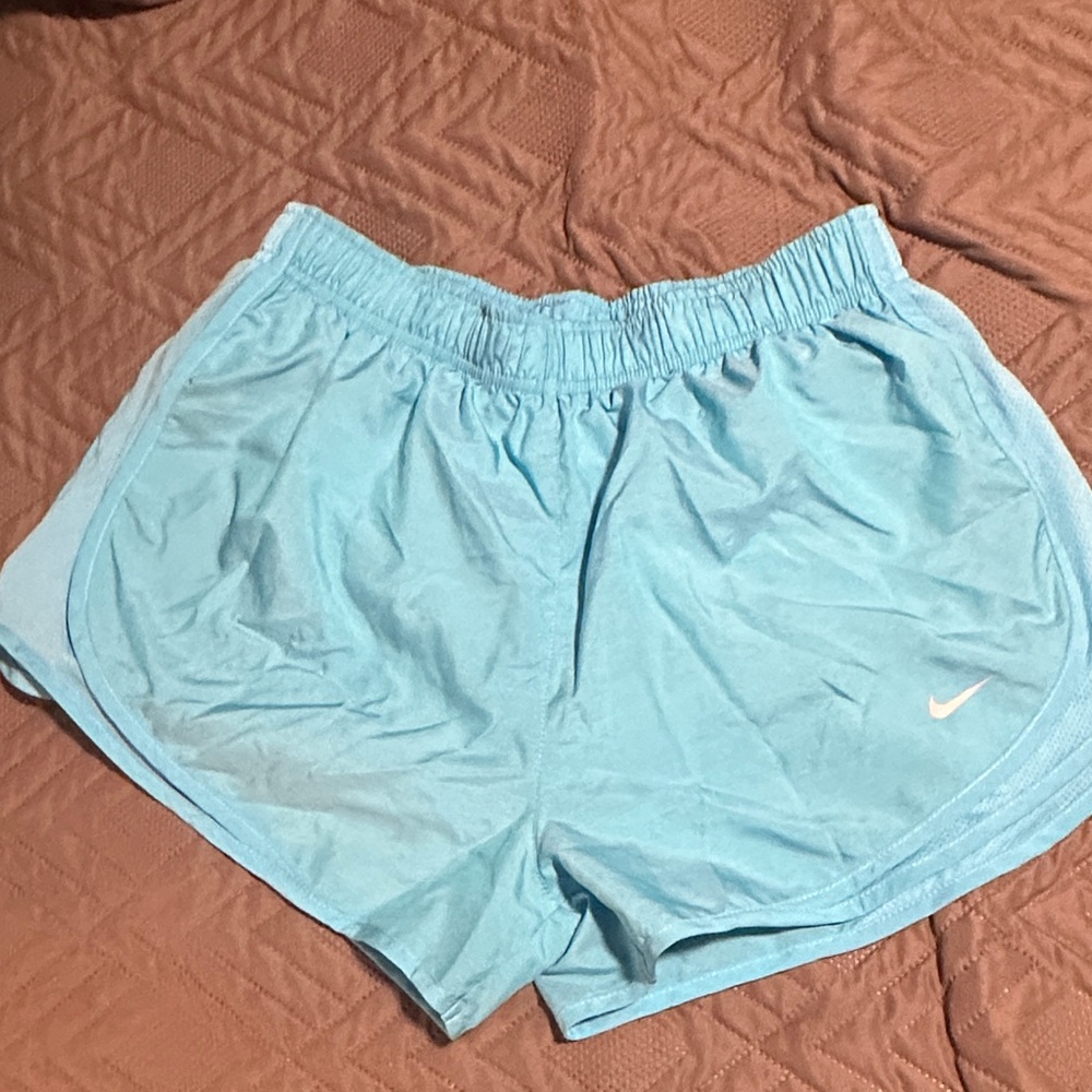 Nike Women's Sky Blue Athletic Shorts